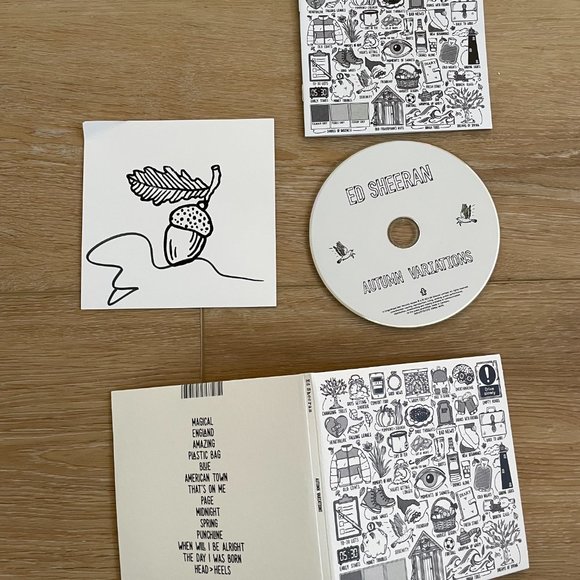 Ed Sheeran NEW and SEALED Autumn Variations * SIGNED * ~ AUTOGRAPHED ~ Art Card - Picture 2 of 6